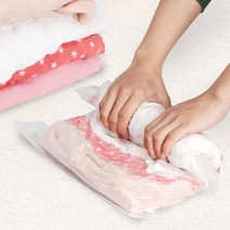 매트리스 압축 진공가정용 진공 보관 가방 공기 펌프가 없는 유용 공간 절약기 4 가지 크기 여행용 압축 롤, 02 40cm 50cm