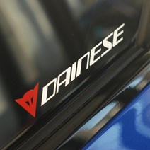 다이네즈 로고스티커 DAINESE, 200x30mm(흰색), 1개