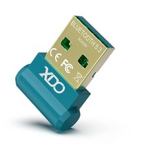 XDO 데스크탑 PC용 USB 블루투스 5.3 어댑터 실제 플러그 앤 플레이 미니 EDR 동글 수신기 및 송신기 노트북 컴퓨터 윈도우 11/10/8.1용 그린003, green-006