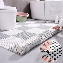 메이스 욕실 미끄럼방지매트 20P 화장실 베란다 조립식 바닥매트, 20개, PVC_그레이