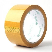 45M 택배 이사짐 박스정리 황색 박스테이프 소품고정 촬영필수품 강한접착력 상자마킹