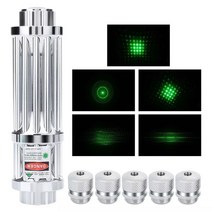 스타일러스펜 스마트폰 터치펜 5mW 녹색 토치 Lazer 시력 5000m 532 nm 고출력 포인터 조정 가능한 초점 펜, 한개옵션1, 02 green