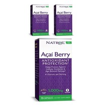미국직송 2+1 나트롤 아사이베리 1000mg 75배지캡슐, 나트롤 아사이베리 1000mg 75배지캡슐 x 3개