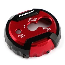 Artudatech 점화 스위치 캡 키 잠금 커버 야마하 N Max Nmax 155 Nmax155 2015 2016 2017 2018 2019, Red