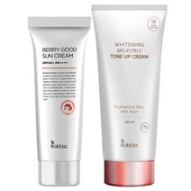 록키스 베리 굿 선크림 + 록키스 화이트닝 밀키블리 톤업크림