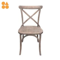 오래된 식탁 카페 나무 원형 테이블 빈티지, 등받이 의자(원목 시트)