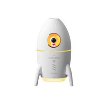 업소용 가습기 대형 대용량 타워형 굴뚝 USB 충전 우주 비행사 로켓 가습기 대형 스프레이 데스크탑 홈 침, 하얀, USB 모델