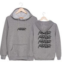 KPOP IKON BOBBY WINNER MOBB 앨범 콘서트 코튼 후드 모자 옷 풀오버 스웨터 드롭 쉬핑, XXXL, GRAY