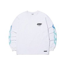 크리틱 Flame Long Sleeve Ts White