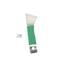 더블잇 스테인리스 스틸헤라 스크래퍼 스크레이퍼 스틸주걱, 그린