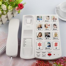 어르신용 큰 버튼 전화기 생활용 실속형 벨소리 큰 전화기, 단품