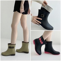 슈가범벅 여성 레인부츠 방수부츠 사계절부츠 기모내피포함 가볍고 푹신한 레인부츠