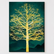 더 아트 컴퍼니 재물운 가득 돈 들어오는 황금나무그림 프리미엄 액자 3종 금전운 승진운 풍수그림 집들이 개업선물 부모님선물, 1. 황금나무 그린