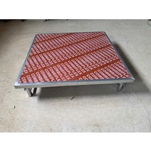 접이식 무대 단상 축제 파티 웨딩 스테이지 플랫폼, 1.28x1.28  높이 조정 가능