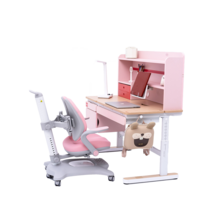 에스메라다 어린이 초등학생 바른자세 높이조절 스마트 책상 의자 세트HW005, 핑크세트