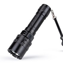 Waterproof Tactical Light Lamp P50 LED Flashlight Torch 26650 Battery Powered Bulbs Shock Resistant, [01] Item 1, [02] with 26650 battery