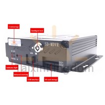블랙박스4채널 블랙박스 차량용블랙박스 Ahd 4CH SD 카드 mdvr 로컬 재생 블랙 박스 운전 기록 모니터링 장, 한개옵션0