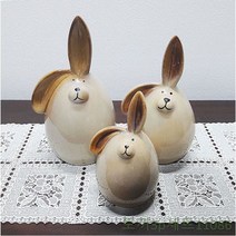 JYW6E3B93 품 토끼소품 정원용품 화원소품 저금통 토끼3p세트11086 장원장식품 토끼장식 ㅌ끼 지갑