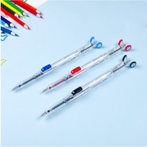 라이노바 직선 볼펜 샤프 2종 / 멀티필기구 밑줄긋기 사이드노크 노트필기 그래프그리기, 직선볼펜 검정