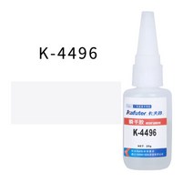 견고한 Kafuter K-4406 20g 인스턴트 강한 접착제 빠른 건조 PC ABS 아크릴 플라스틱 유리 목재 방수 투명, 04 K-4496 20g