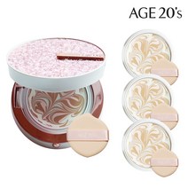 [AGE20s] 에이지투웨니스 더 에센스 커버팩트 HL 핑크다이아 에디션 본품 1 리필3 22년 최신상 SS 팩트, HL 21호, 1세트