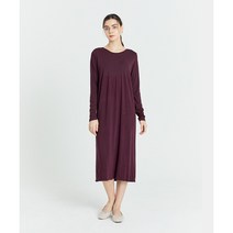세컨스킨 NAWFD5002 세상 편한 모달 긴팔 루즈핏 롱원피스