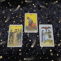 타로카드 스플랜더 종류 tarot 색채타로 동양 스퀘어 벨벳 Astrolabe 운세 점성술 보드 게임 카드 매트 타, 한개옵션0