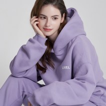 라이블 오버핏 기모 후드 스웻 셋업 조거팬츠 상하의 세트 커플 트레이닝복 6color