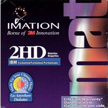 NEW Imation 25팩 2HD 3.5인치 1.44 플로피 디스크 IBM 포맷