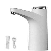 미니정수기 책상용 사무실 소형 정수기 냉수기 온수기 미니 전기 워터 디스펜서 펌프 휴대용 마시는 배럴, 01 WHITE