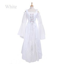 중세시대드레스 왈츠 원피스 서양 귀족 드레스 19세기 플러스 사이즈 여성 고딕 롱 맥시