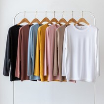 [1+1]자체제작 빅사이즈 여자 기본 루즈 긴팔 티셔츠 7color L XL