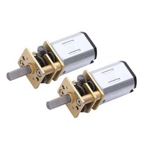 (2개)DC 6V 500RPM 마이크로 기어 모터 DIY 금속 전기 감속기 미니 기어 감속기 모터, 150RPM