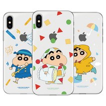 짱구 패턴 투명젤리 케이스 LG G8 G7 G6 V50 V40 V30 V20 X4+ X5 Q6 Q7 Q8 Q9