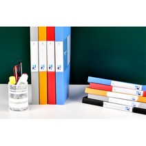학생공부자료 a4사이즈 40매 클리어파일 부동산 서류 종이보관 A4용지 악보보관 과제 지류 강의자료, 옐로우