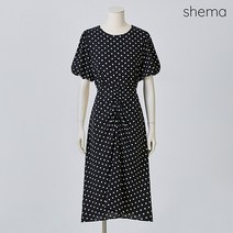 [세마] 도트셔링벌룬슬리브원피스_HKM1OP3651