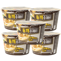 칠갑농산 들깨 수제비 컵 188.5g x5개 즉석