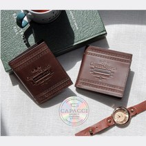가파치 불박로고 바이크맨 소가죽 반지갑 남성선물 가벼운지갑 선물 아빠생일선물
