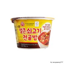 오뚜기)맛있는 얼큰 쇠고기전골밥 컵밥 290g x 6개, 단품, 단품