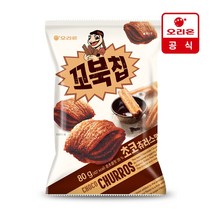 꼬북칩 초코츄러스, 80g, 4개