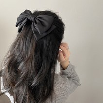디어망고 왕리본핀 고급 실크 새틴 리본 머리핀 3타입 20컬러 김나영 윤승아 2단 3단 대왕 리본핀