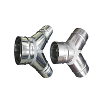 바지관 Y자형 함석 덕트 닥트 부속 부자재 환기구 150mm~250mm, 바지관 250X200X200mm, 1개