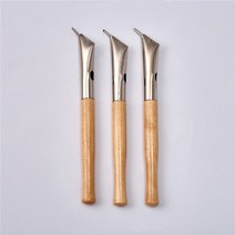 카빙 우드 왁스 조각도 서각칼 목공구 키트 조각칼 3개/대 나무 손잡이 점토 조각 도구 수제 공예 DIY 예술