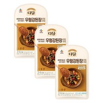 CJ 다담 우렁강된장 비빔 양념 된장찌개 집된장 홈쿡 장 140g 3개 1세트, 8세트