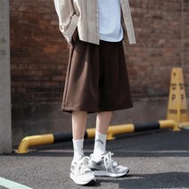 봄 가을 뉴 스트레이트 캐주얼 반바지