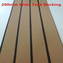 라이젠쿠리어 나무데크 방부목데크 합성 목재 PVC 티크 데크, 1.200mm Teak Decking