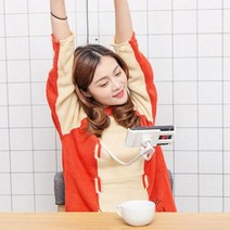 각도조절 목에 거는 핸드폰거치대 동영상받침대 드라마보기 핸드폰받침대 침대고정 스마트폰지지대, 1개