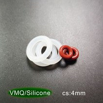 오링 VMQ 링 개스킷 CS 4mm OD 15/16/17/18/19/20/21/22/23/24/25/26/27/28/29/30/32/35/38/40/300mm 식품 학 실리콘 O-, 150x142x4mm 2pcs, Random color