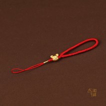와이유 금두꺼비 999족 키홀더 남 3D 하드골드 24K 골드 체인, 싱글기어+블랙끈폰 키홀더