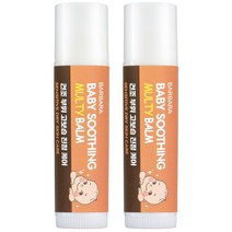 바르바라 베이비 수딩 멀티밤 스틱, 2개, 5ml